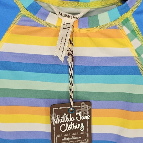 NWT Rashguard top size 8Y Multicolor - Picture 4 of 5
